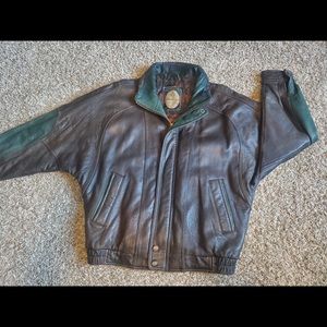 Members Only Genuine Leather Coat